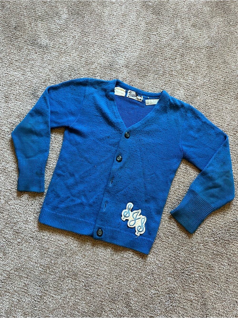 VTG 70’s St. James Episcopal School Cardigan Sweater - Picture 3 of 8